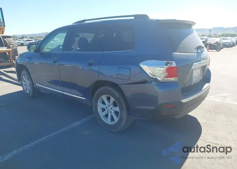 2013 Toyota Highlander Se V6 z USA, uszkodzony, nr VIN 5TDZK3EH1DS131796